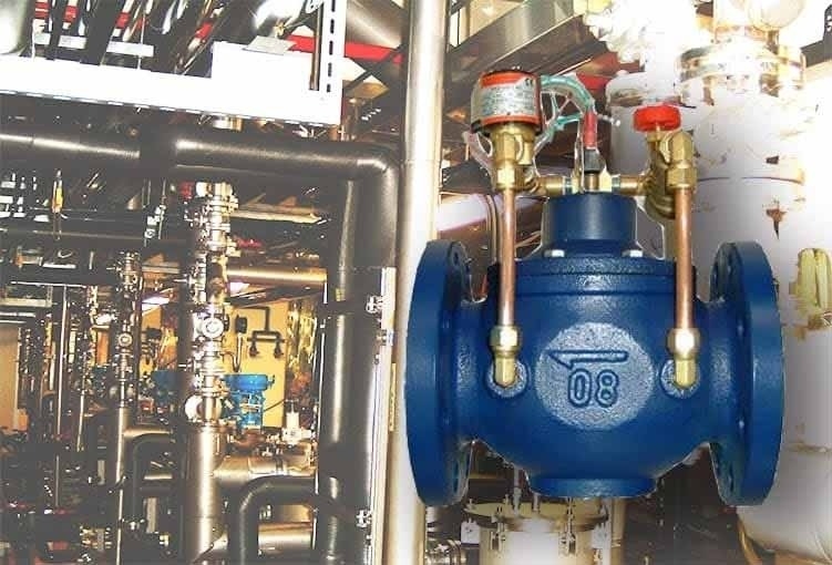 Průmyslový ventil pro řízení čerpadla